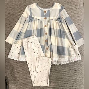 SweetHoney clothing long sleeve set size 6Y